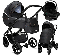 Детская коляска Noordi Fjordi V2 3 в 1 с автокреслом Terra Black 1462815 Voyager Black