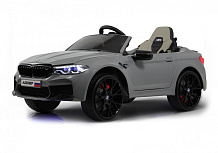 Детский электромобиль RiverToys BMW M5 Competition A555MP GREY/серый