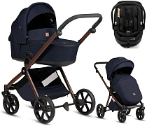 Детская коляска Tutis Mio 3 Plus Limited New 3 в 1 с автокреслом Beno Black 1622015 Midnight Swallow