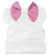 Чепчик (шапочка) AmaroBaby Nature essence mini New молочный 40
