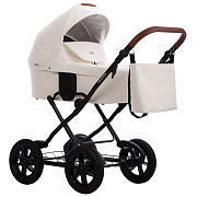 Детская коляска Bebetto Aquarius Pro 2 в 1 01 белая кожа