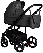 Детская коляска Indigo Lamar 2 в 1 La07 т.серая кожа