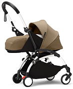 Коляска для новорожденных Stokke YOYO3 Newborn Pack 0+ рама белая White Toffee