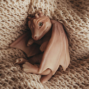 Игрушка Magic Manufactory коллекция Magic History Дракон 12 см бежевый