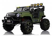 Детский электромобиль RiverToys М707БХ М707БХ-GREEN зеленый
