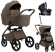 Коляска 4 в 1 Sweet Baby SBL Elegante Therma Colore + автокресло Elegante Plus с базой i-Size ISOFIX DK780 Beige