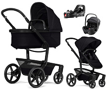 Детская коляска 4 в 1 Joolz Day 5 и автокресло Britax Roemer Baby-Safe Pro Style Carbon Black и база Vario Base 5Z Space Black