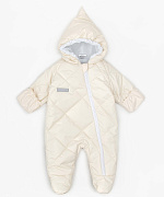 Комбинезон демисезонный AmaroBaby Elf стеганый молочный 74