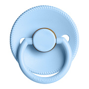 Пустышка Paomma с соской из натурального латекса, M 6-18 мес PPL213 Baby blue