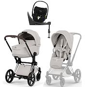 Коляска Cybex Priam V Chrome Style Cloud T Jeremy Scott Wings Base T 4 в 1 City Grey