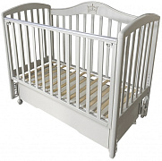 Детская кроватка Кедр Люси 3 (маятник универсальный, колесо) лунная ночь