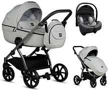 Детская коляска Tutis Uno 5 Plus Essential collection 3 в 1 с автокреслом Elo Lux EduSky Grey 1402142 Risso