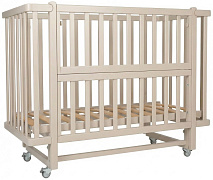 Детская кроватка трансформер Polini kids Simple 355 с маятником кашемир