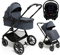 Коляска Agex Life 3 в 1 с автокреслом i-Team ATB526 Black ALG511 Grey (Серый)