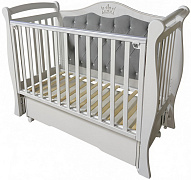 Детская кроватка Кедр Даниэла 3 (маятник универсальный,колесо) лунная ночь