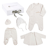 Набор для новорожденного Olant Baby из 5 предметов Hello! белый 56