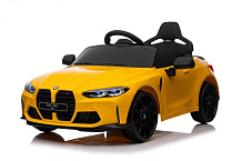 Детский электромобиль RiverToys BMW M4 A004AA желтый