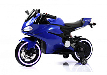 Детский электромотоцикл RiverToys A001AA синий