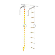 Турник настенный Romana T1 с навесным оборудованием белый прованс