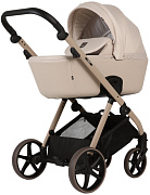 Детская коляска Adamex Vivo Natura 3 в 1 V03-VANILLA (СВ. БЕЖ. КОЖА)