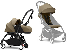 Коляска Stokke YOYO3 Newborn Pack рама чёрная Black 2 в 1 Toffee