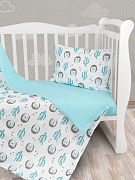Комплект в кроватку AmaroBaby Ежики 3 предмета