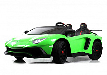 Детский электромобиль RiverToys Lamborghini Aventador SV M777MM зеленый