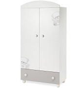 Шкаф Italbaby Jolie белый/серый