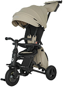 Велосипед трехколесный QPlay Nova Plus Carbon Fiber Beige/Бежевый