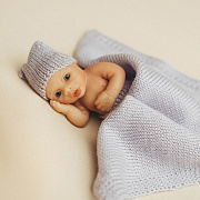 Пупс Magic Manufactory коллекция Magic baby 12 см голубой