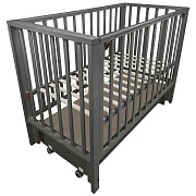 Детская кроватка Indigo Norden универсальный маятник, колесо графит