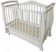 Детская кроватка Кедр Даниэла 2 (маятник универсальный,колесо) лунная ночь