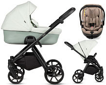 Детская коляска Tutis Leo 3 Plus 3 в 1 с автокреслом Beno Beige 1582236 Mint