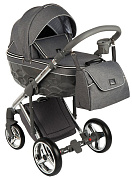 Детская коляска Adamex Chantal Special Edition Deluxe 2 в 1 C004 (серый)