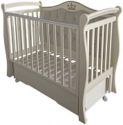 Детская кроватка Антел Эмили 3 (маятник универсальный,колесо) кашемир