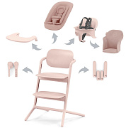 Стульчик для кормления Cybex Lemo 4 в 1 с мягким вкладышем Pearl Pink