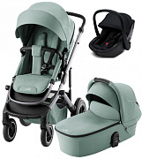 Коляска 3 в 1 Britax Roemer Smile 5Z и автокресло Osann Cuddle Carbon Jade Green