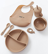 Набор посуды для кормления UNIX Kids Классик Сlassic 7 предметов бежевый