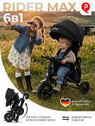 Велосипед трехколесный Qplay S701 Rider Max 427748 Black (Oxford/Matte Black)