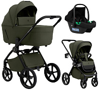 Коляска 3 в 1 Sweet Baby SBL Elegante Therma Colore + автокресло Elegante Plus Green