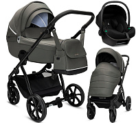 Детская коляска Noordi Fjordi V2 3 в 1 с автокреслом Terra Black 1462150 Alpine Moss