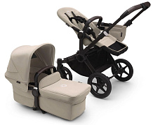 Коляска Bugaboo Donkey 5 Mono Complete 2 в 1 Black/Desert Taupe-Desert Taupe