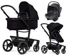 Детская коляска 3 в 1 Joolz Day 5 и автокресло Baby-Safe Core Midnight Grey Space Black