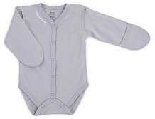 Боди Rant Hugs and Kisses с длинным рукавом 6472/6772 Arctic Grey 62