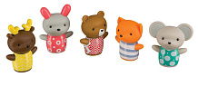 Набор игрушек Happy Baby Little Friends для ванны 32024