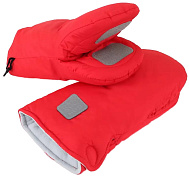 Рукавички на коляску Топотушки Нильс с липучками ЧЗ красный