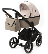 Детская коляска Adamex Nola 2 в 1 N-PS160 (БЕЖ + Т.БЕЖ. КОЖА)
