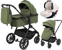 Детская коляска Rant Moss 3 в 1 с автокреслом Cruise Beige Olive