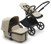 Коляска Bugaboo Fox Cub Complete 2 в 1 Black/Desert Beige-Desert Beige
