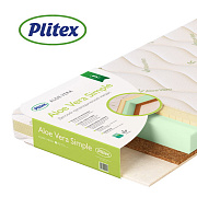 Детский матрас Plitex Aloe Vera Simple АВ-05/1 119х60х12 см. 